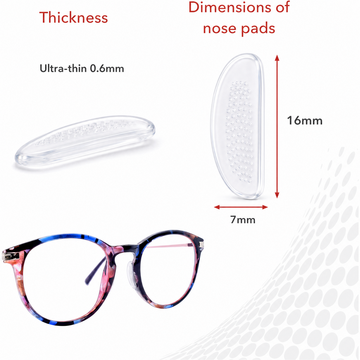 TINNAVE™ Invisible Grip Nose Pads